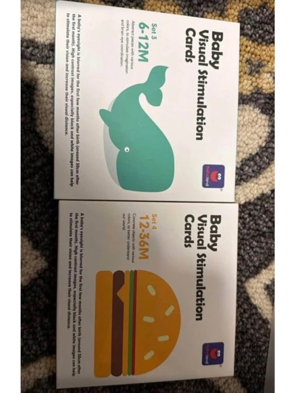 hahaland Baby Visual Stimulation Cards Set 3 & 4